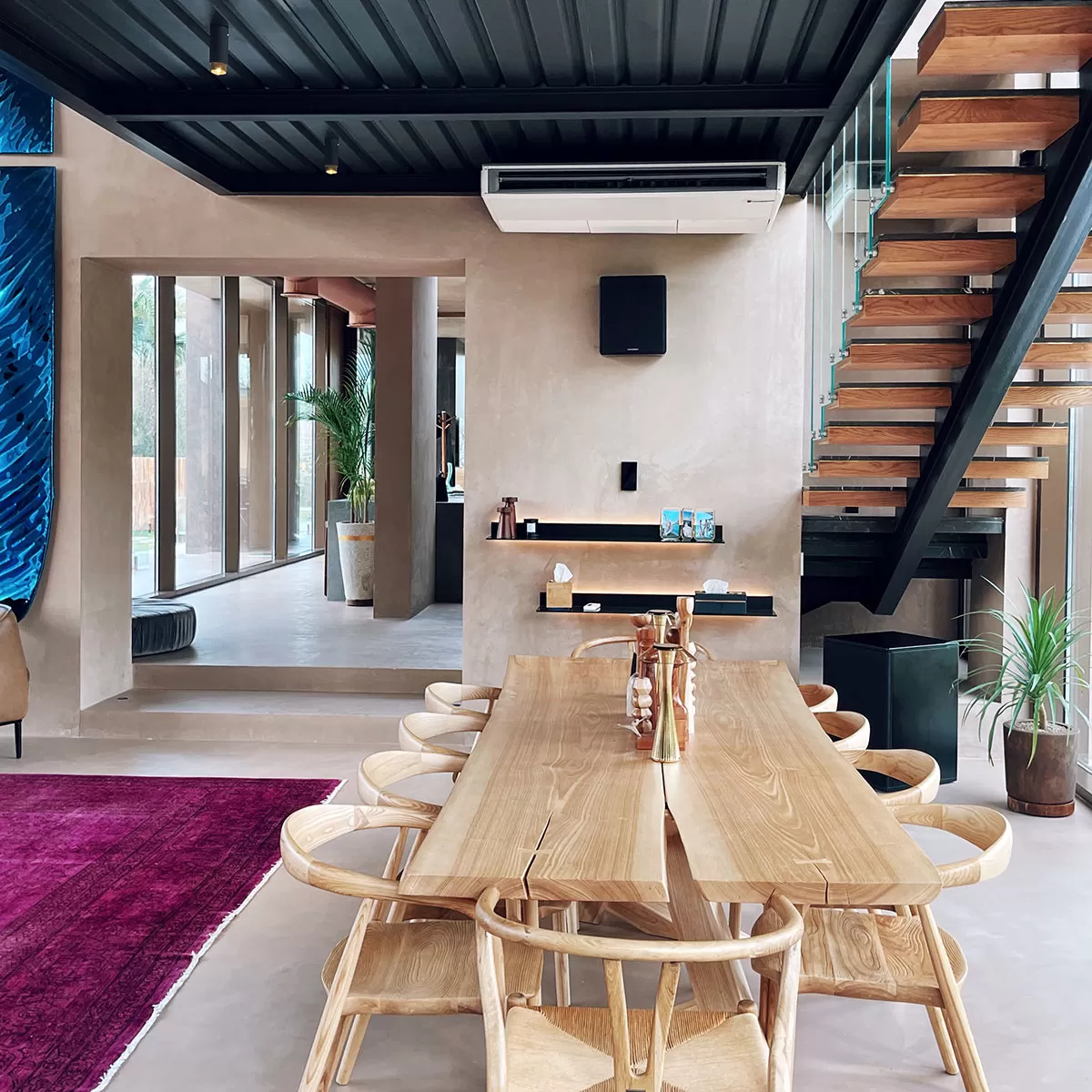 Thi c&ocirc;ng sơn hiệu ứng Durastone cho kh&ocirc;ng gian nội thất cao cấp