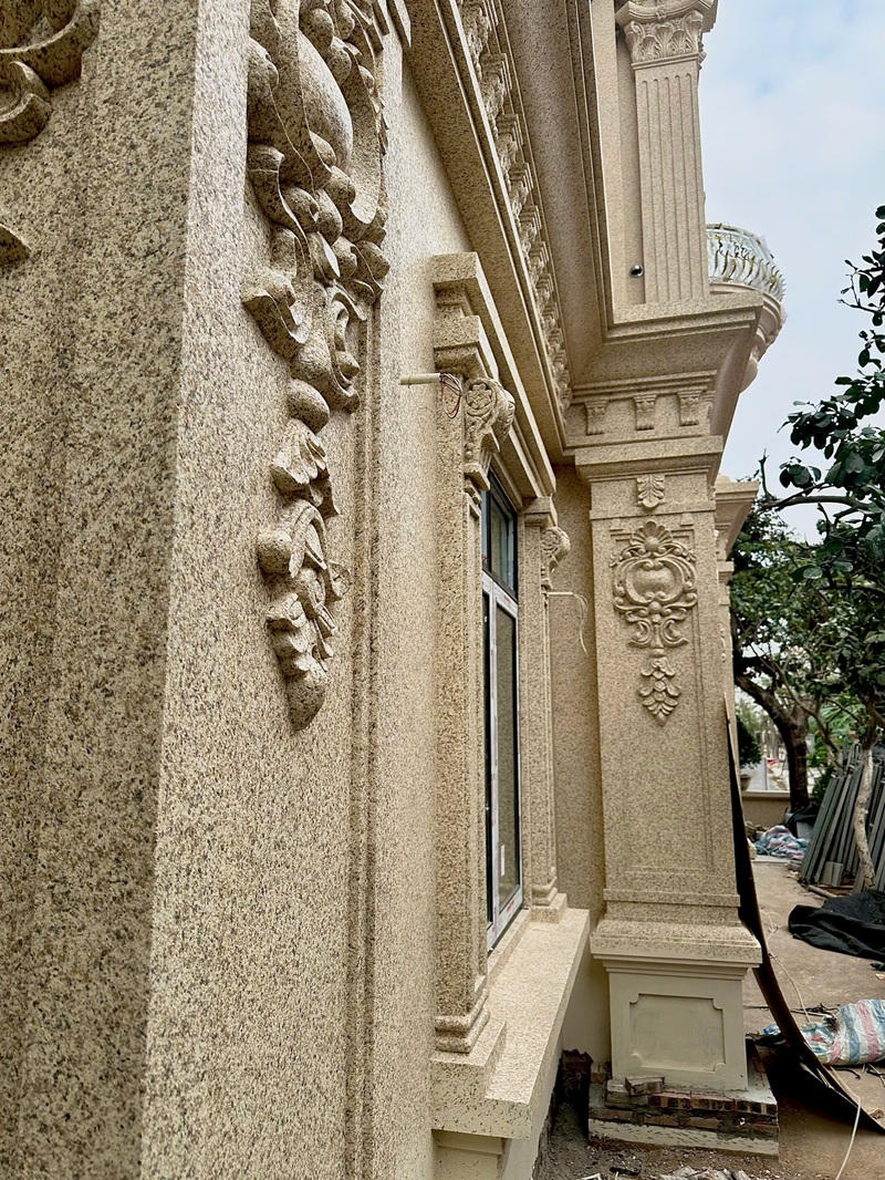 Quy tr&igrave;nh thi c&ocirc;ng sơn đ&aacute; hoa cương Durastone